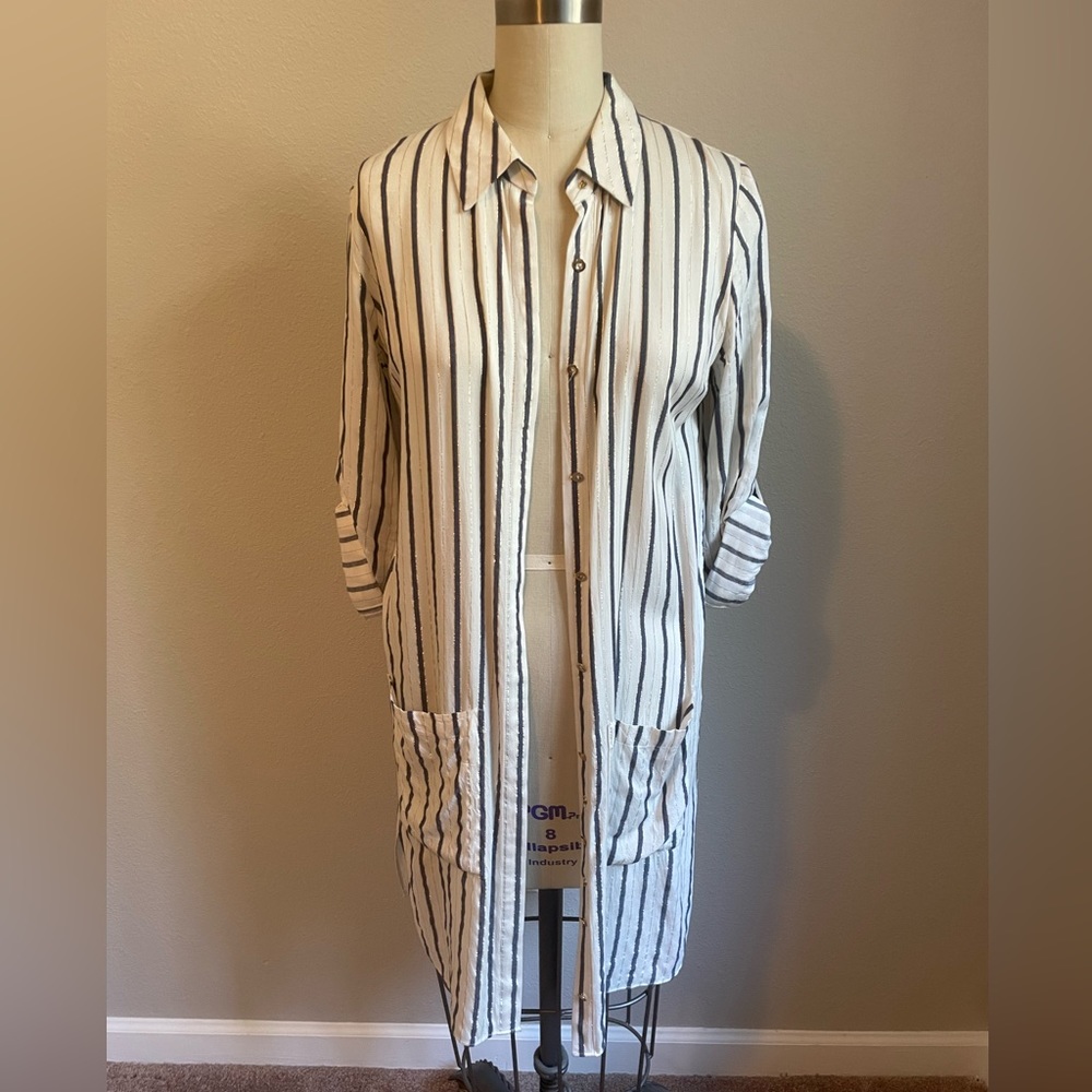 T Tahari Striped Shirt